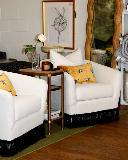 White Sheep Swivel Chair