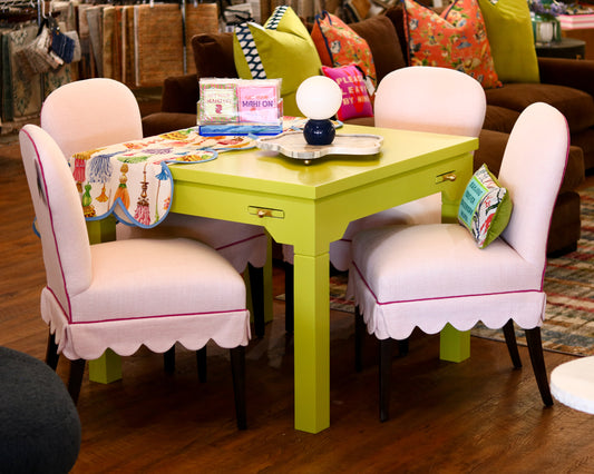 Chartreuse Game Table
