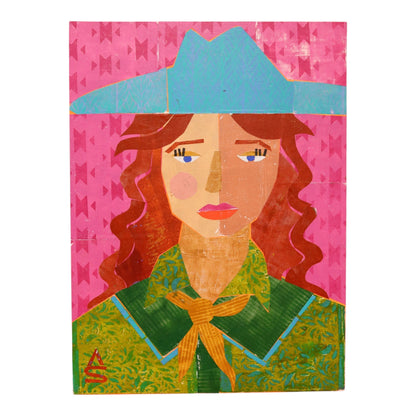 "The cowgirl who lives in the past" by Amanda Sneed