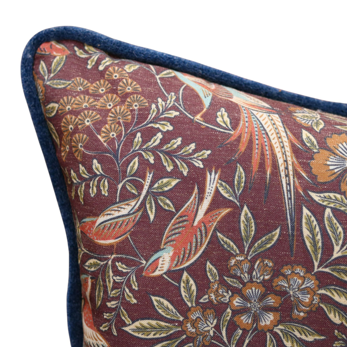 Maroon Lumbar Pillow - 16" x 22"
