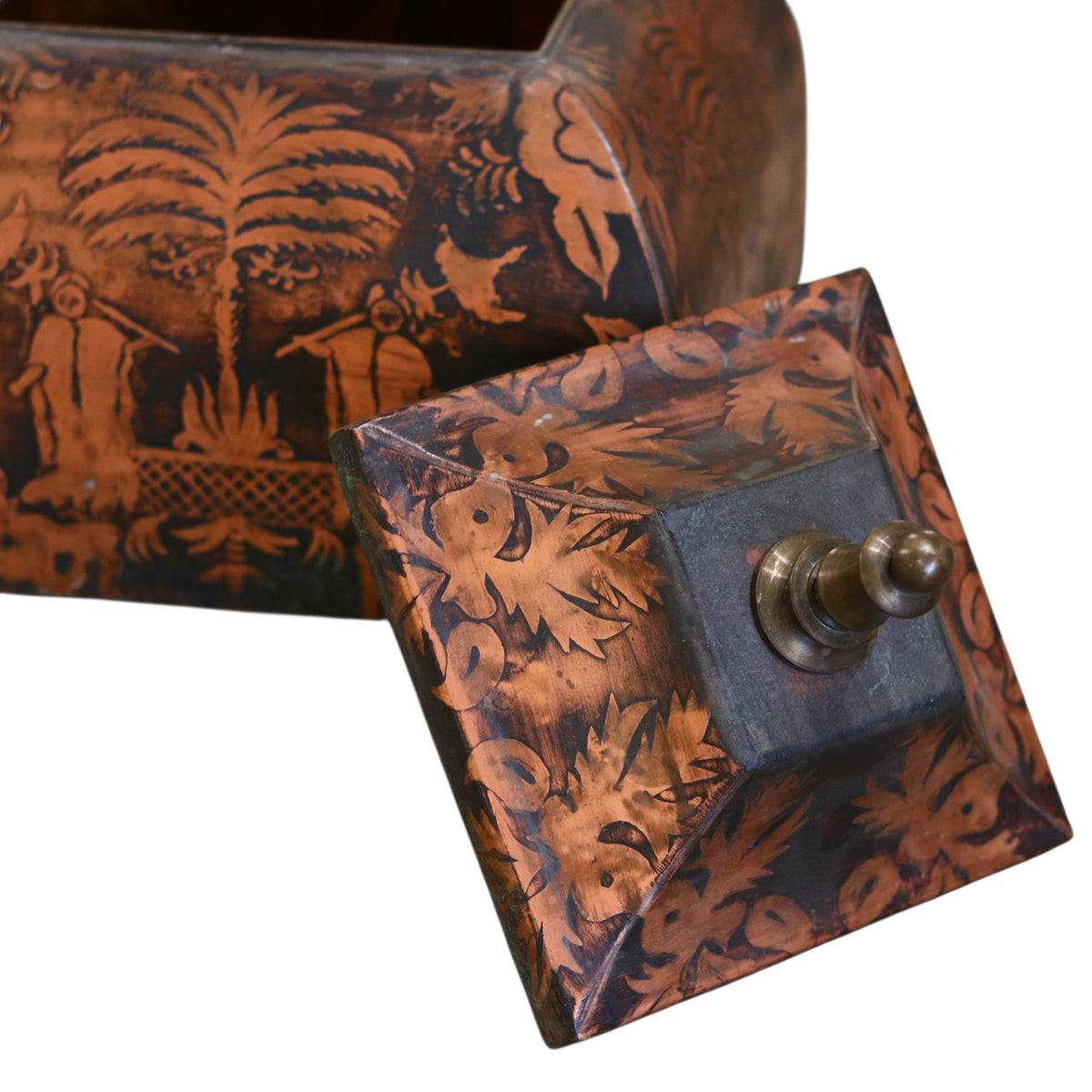 Antique Copper Box