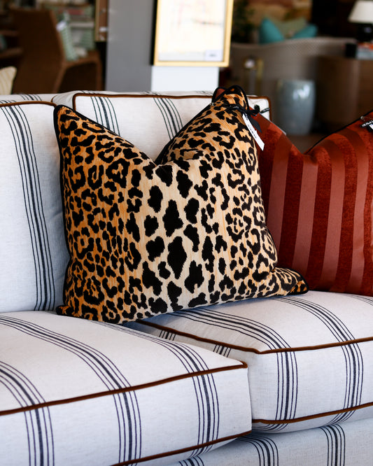 Jamil Cheetah Pillow - 22"