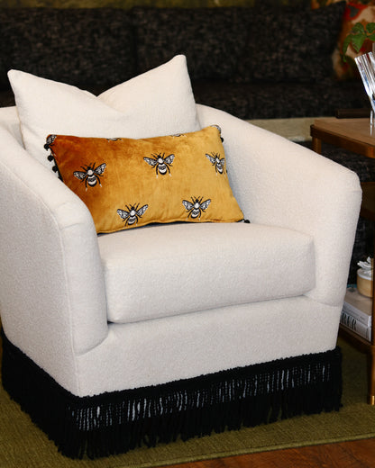 White Sheep Swivel Chair