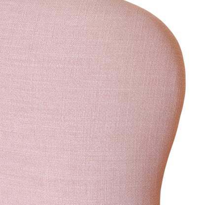 Audrey Blush Pink Scalloped Side Chair