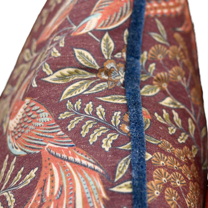 Maroon Lumbar Pillow - 16" x 22"