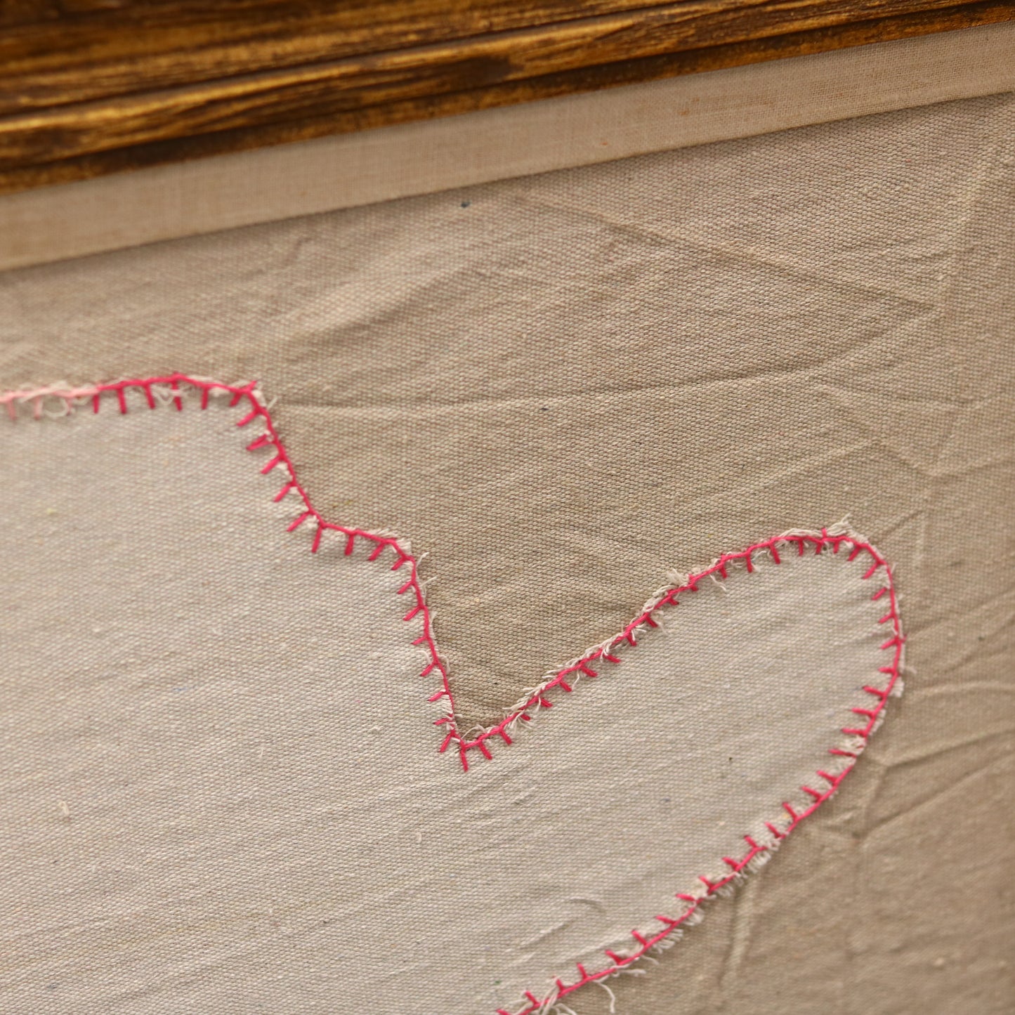 Framed Embroidered Cowboy Silhouette