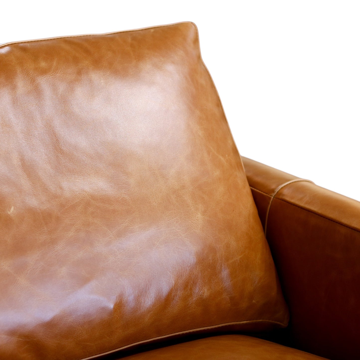Allie Leather Swivel Chair