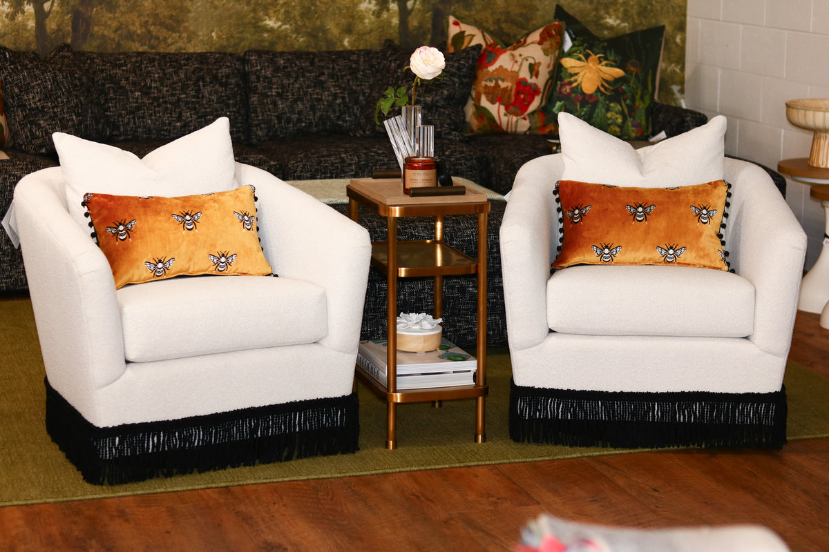 White Sheep Swivel Chair