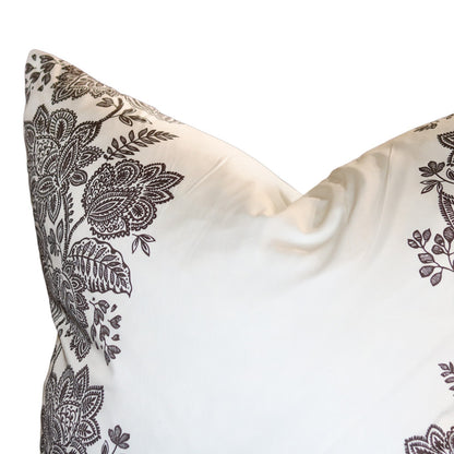 Raj Chocolate & White Sham - Euro