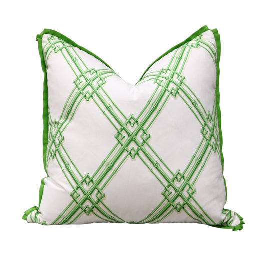 Green Bambou Pillow - 22"