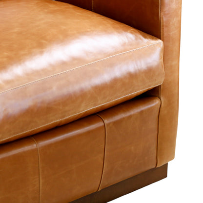 Allie Leather Swivel Chair