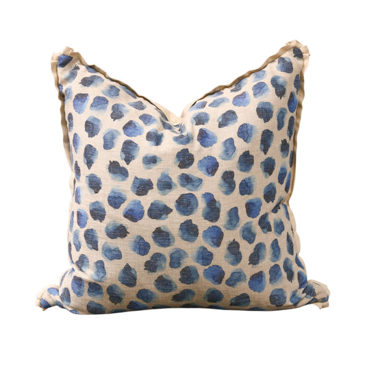 Mikado Indigo Pillow - 22"