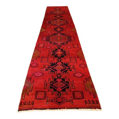 2'7" x 12' Hot Pink Angora Oushak Runner