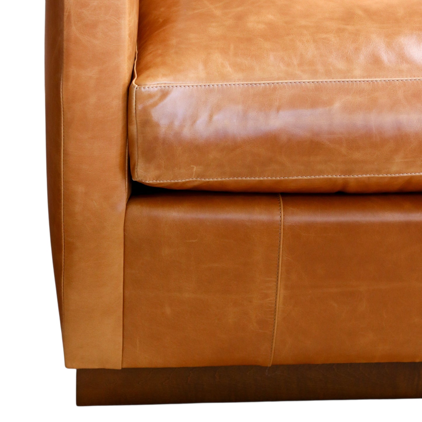 Allie Leather Swivel Chair