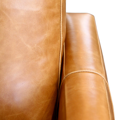 Allie Leather Swivel Chair