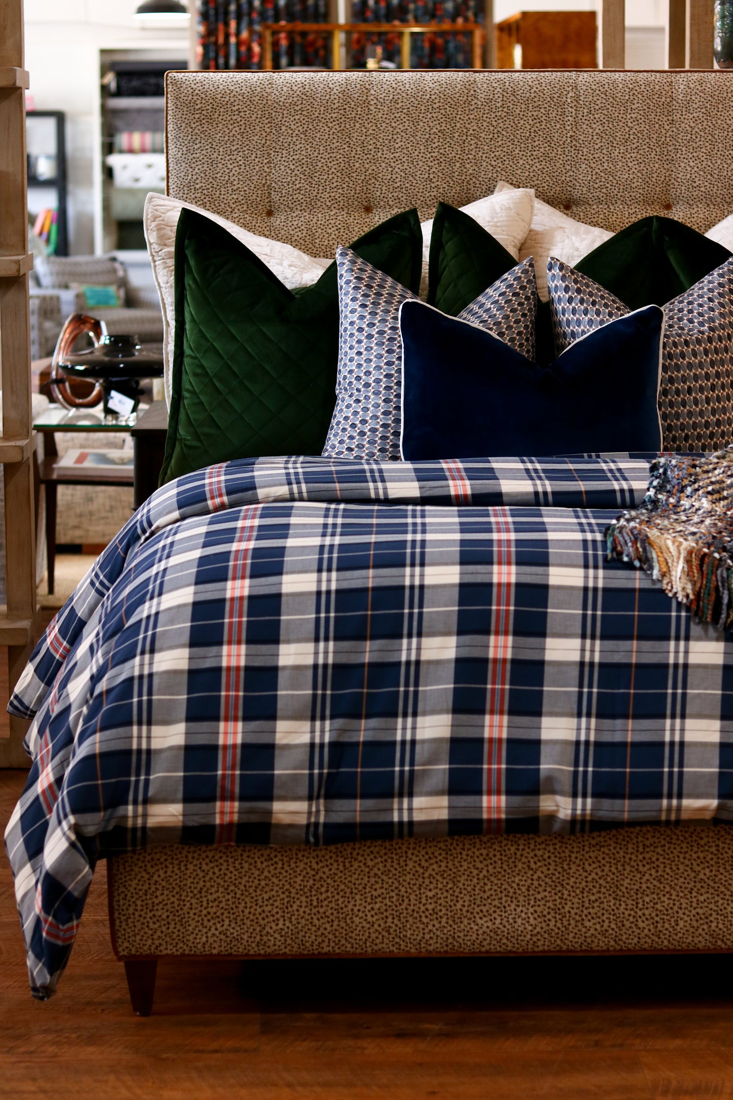 Lapis Velvet Pillow