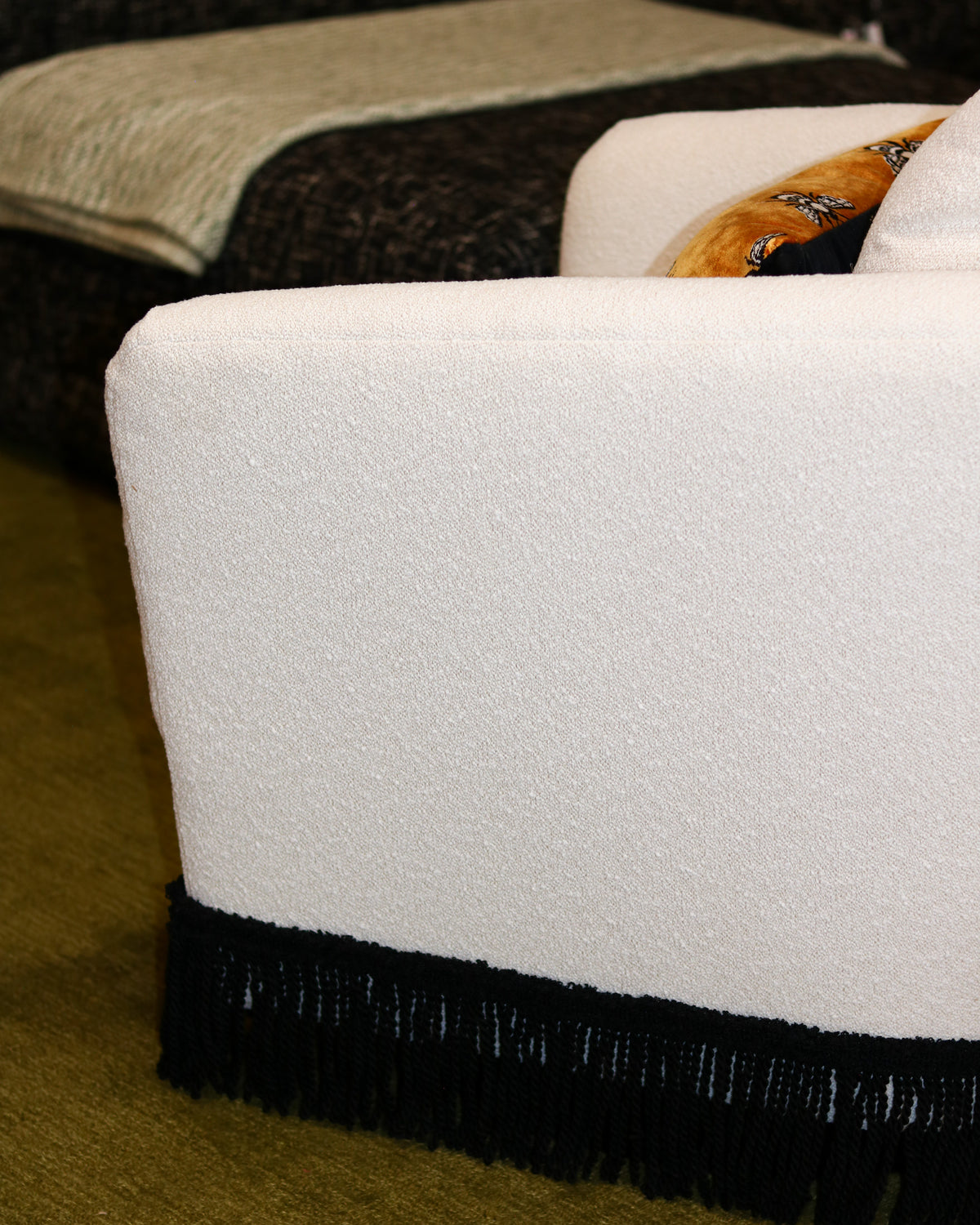 White Sheep Swivel Chair