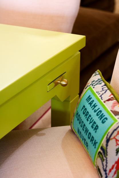 Chartreuse Game Table