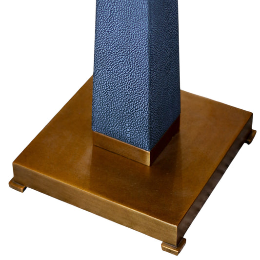 Charcoal & Brass Accent Table