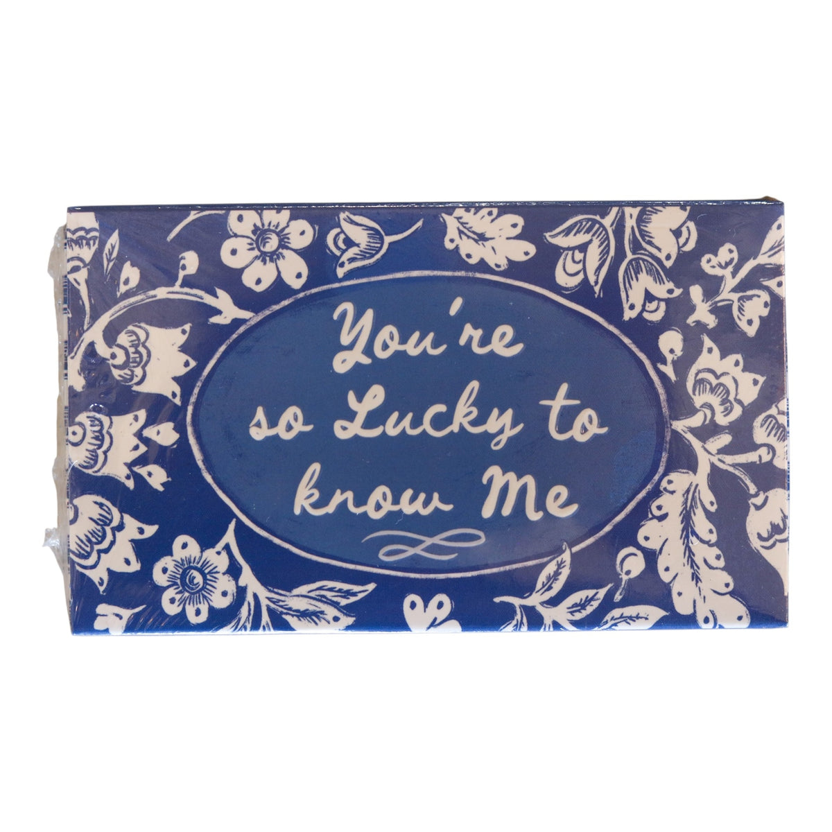 Blue & White Saying Matchboxes