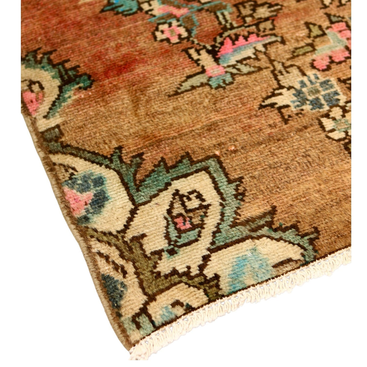 2'9" x 8'6" Orange Angora Oushak Runner