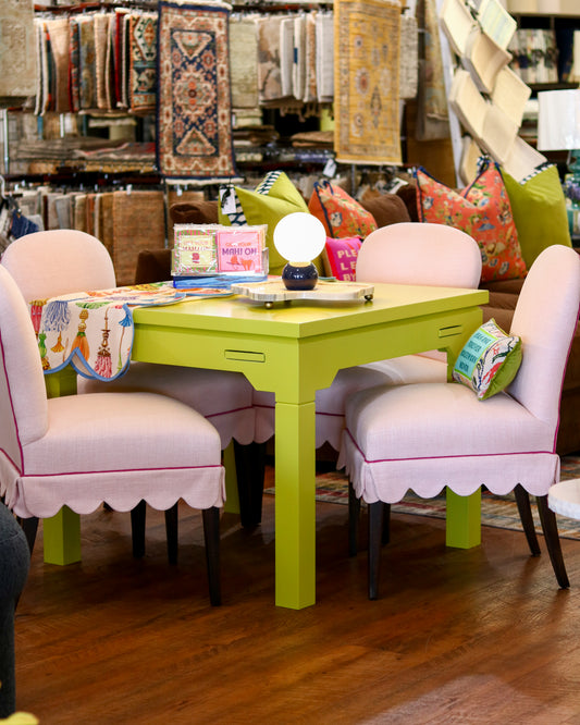Chartreuse Game Table