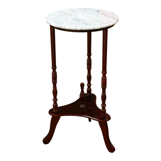 Antique Marble Accent Table