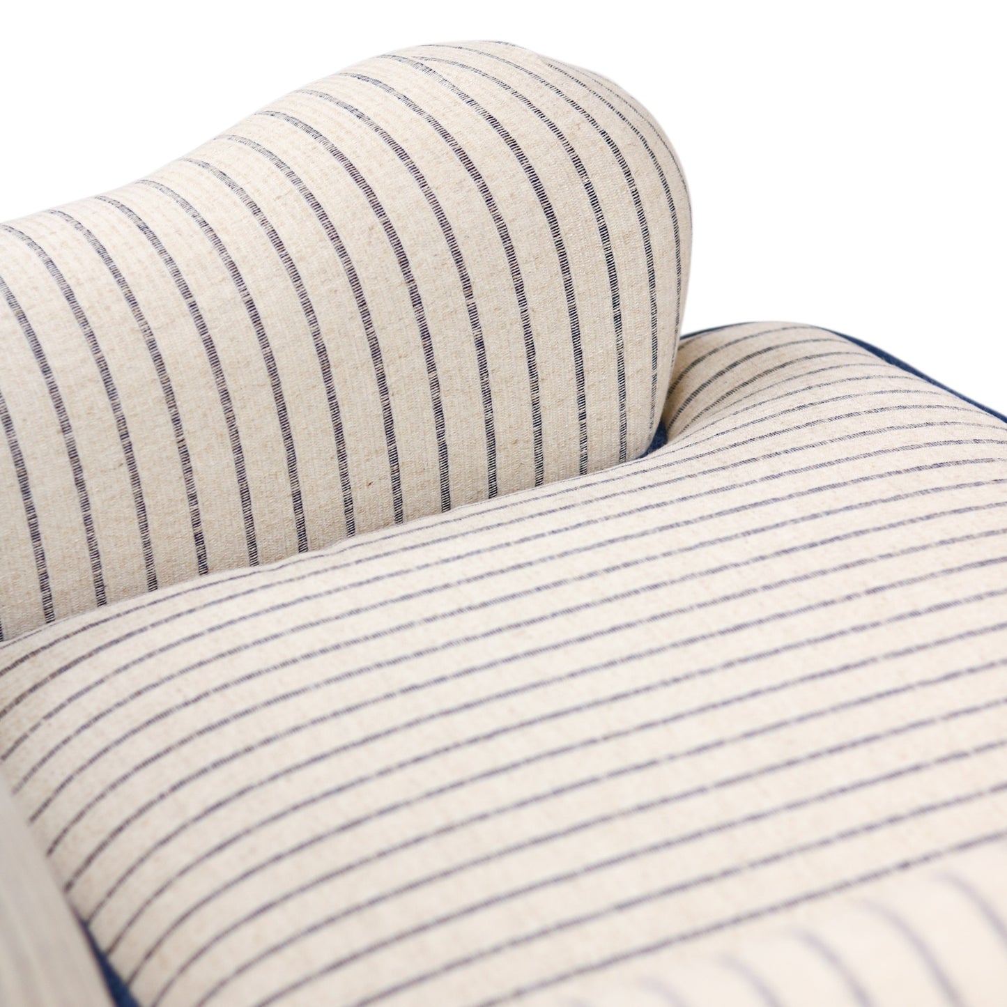 Blue & White Striped Ellis Chair