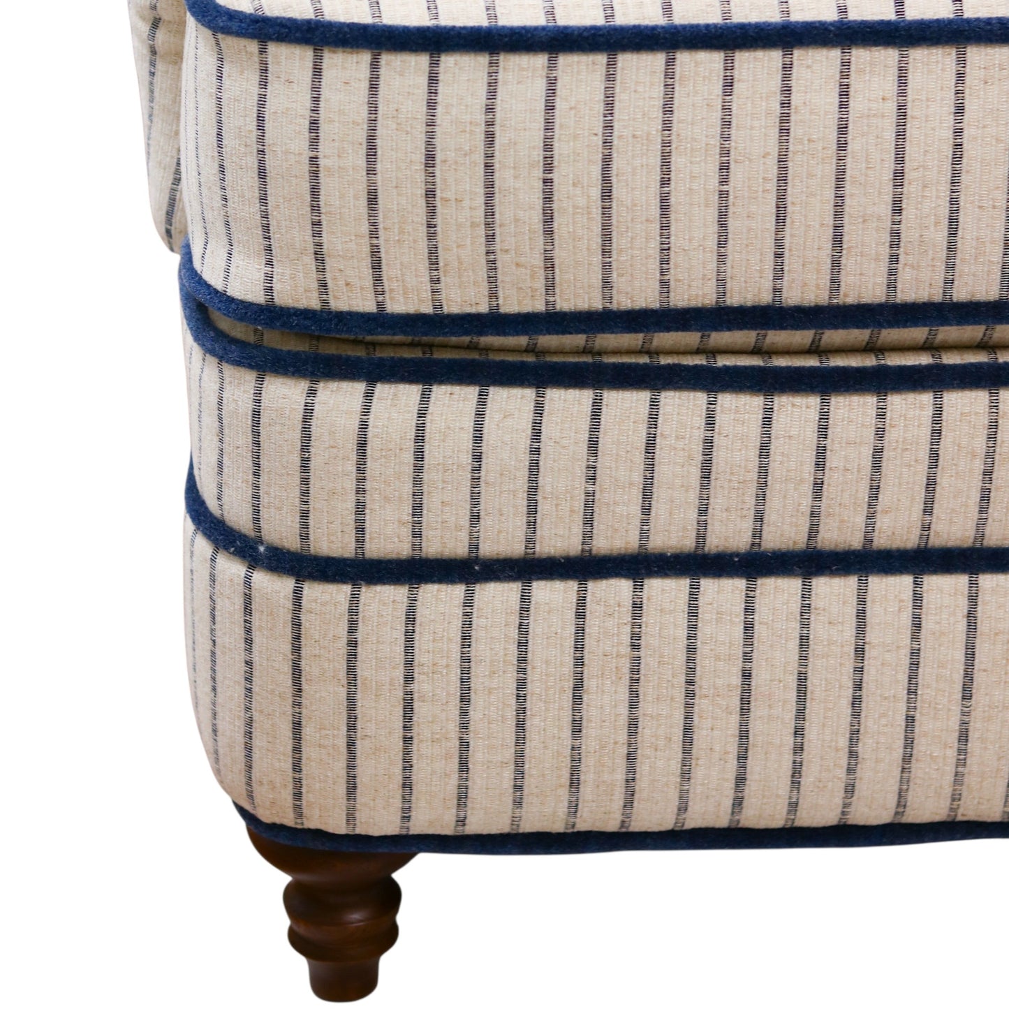 Blue & White Striped Ellis Chair