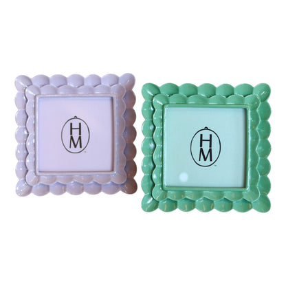 Square Scalloped Photo Frame