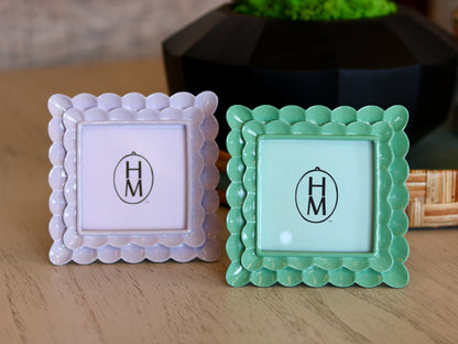 Square Scalloped Photo Frame