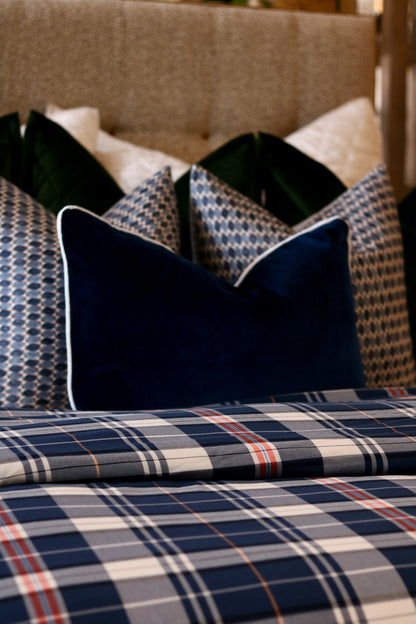 Lapis Velvet Pillow