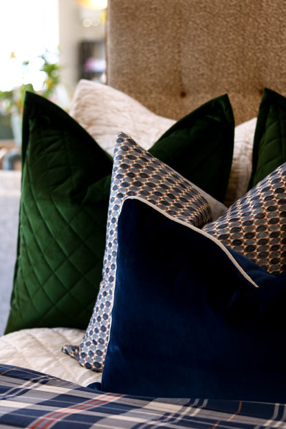 Lapis Velvet Pillow