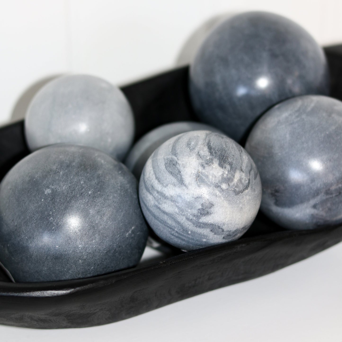 Gray Marble Fill Ball