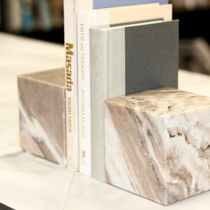 Marble Bookend Cube