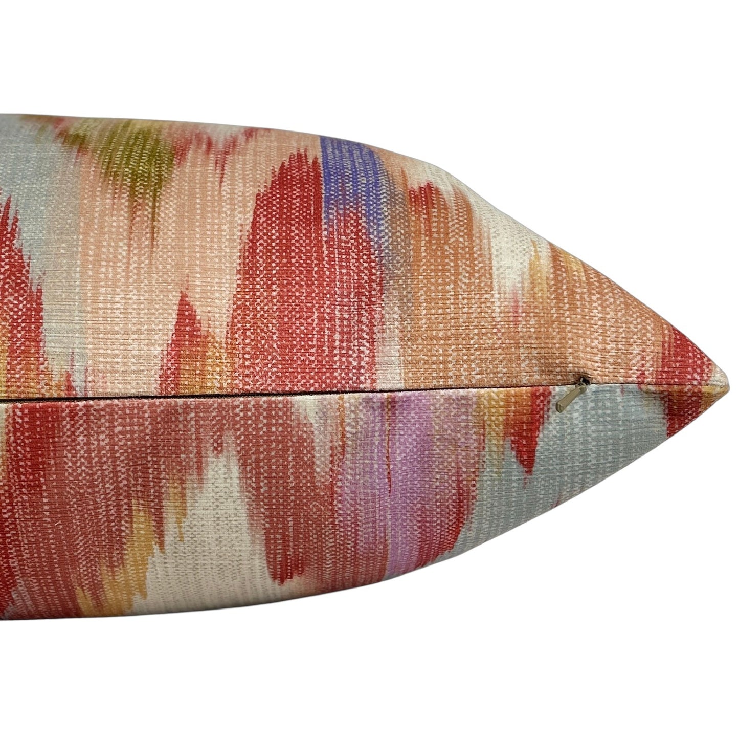 Red & Violet Chevron Pillow - 22"