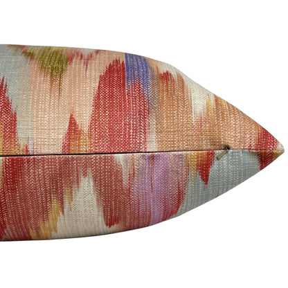 Red & Violet Chevron Pillow - 22"