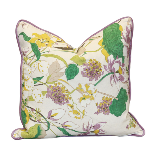 22" Lilac Flower Pillow