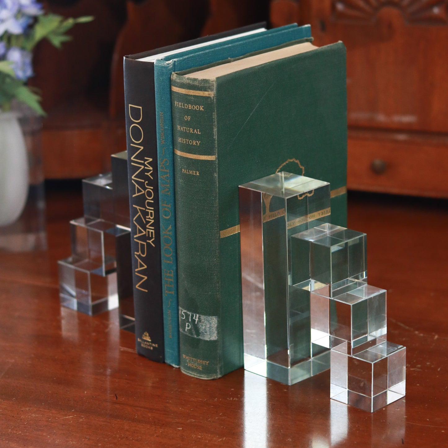 Block Steps Bookend Pair