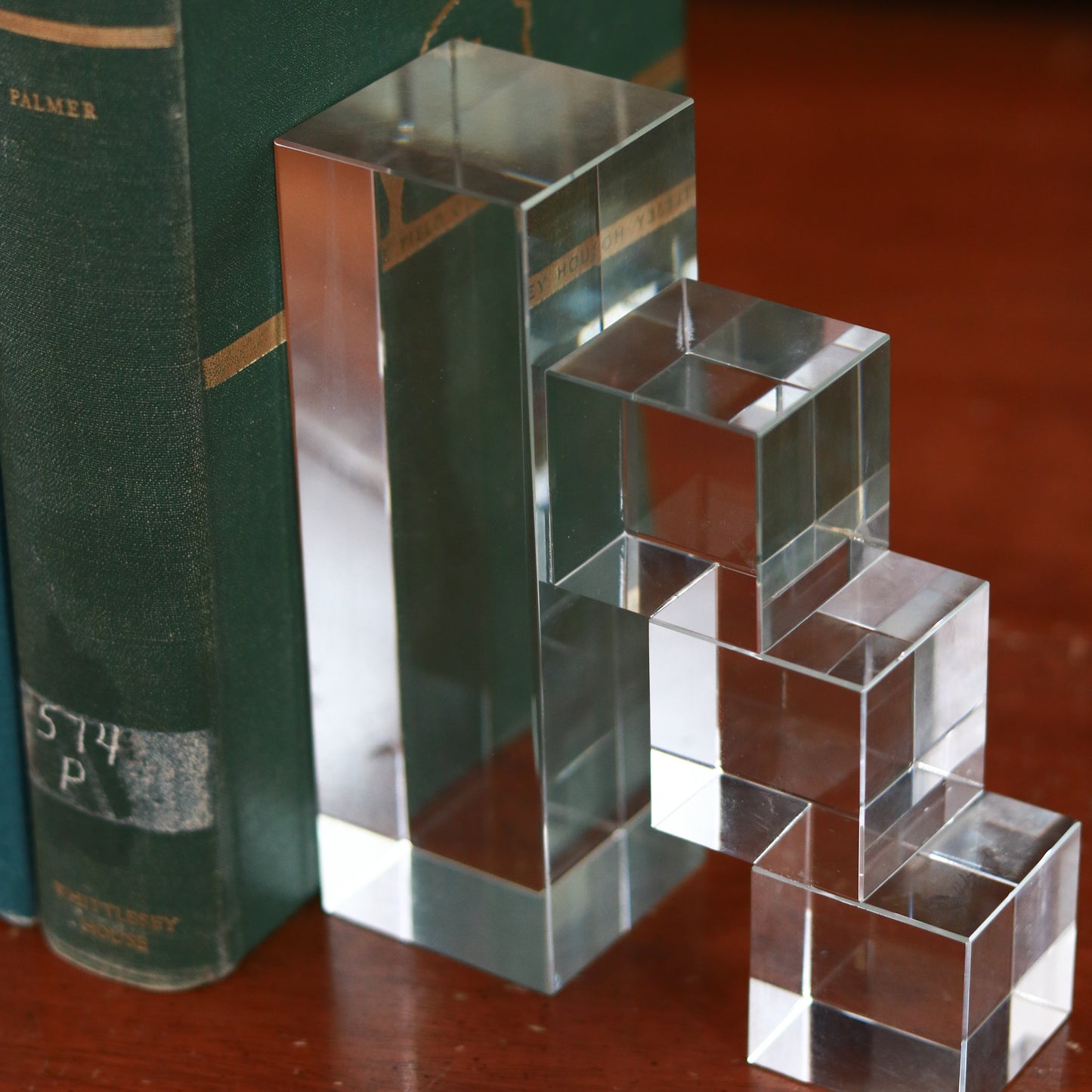 Block Steps Bookend Pair