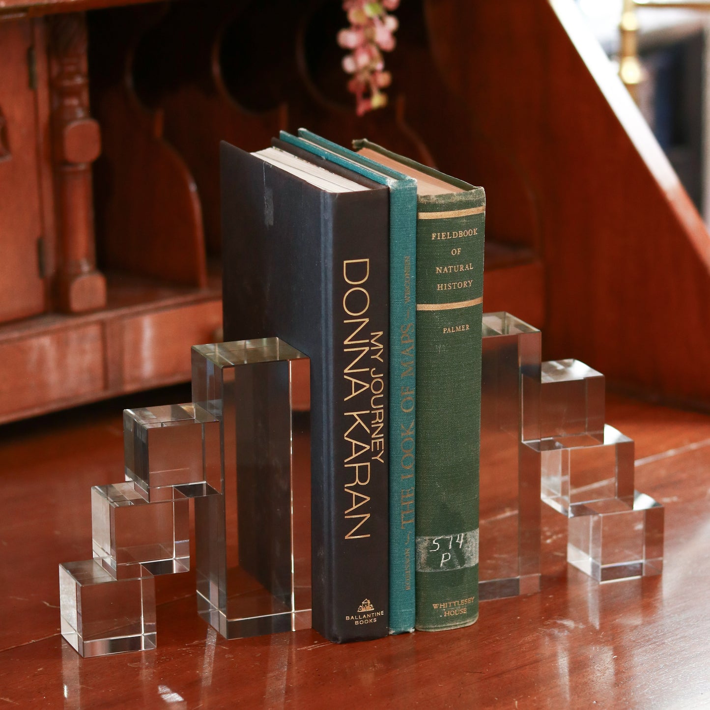 Block Steps Bookend Pair