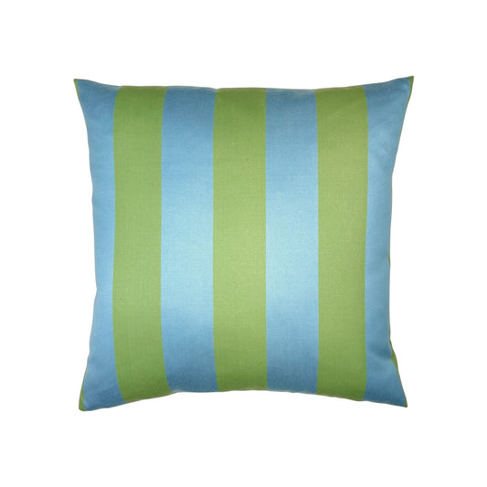 Green & Blue Striped Indoor/Outdoor Pillow - 22"