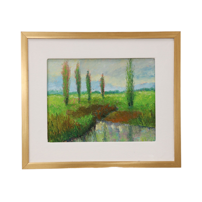 "Winter Marsh" Painting by John Hegstrom