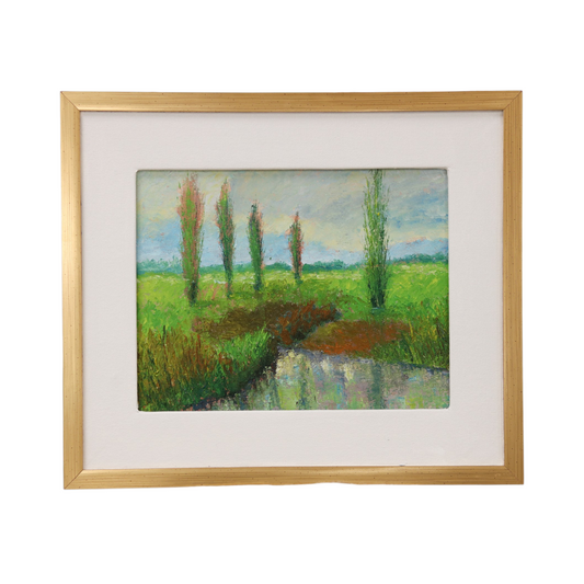 "Winter Marsh" Painting by John Hegstrom