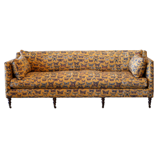Butterfly Madeline Sofa on Casters