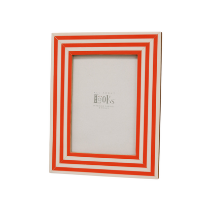 Striped Resin Photo Frame