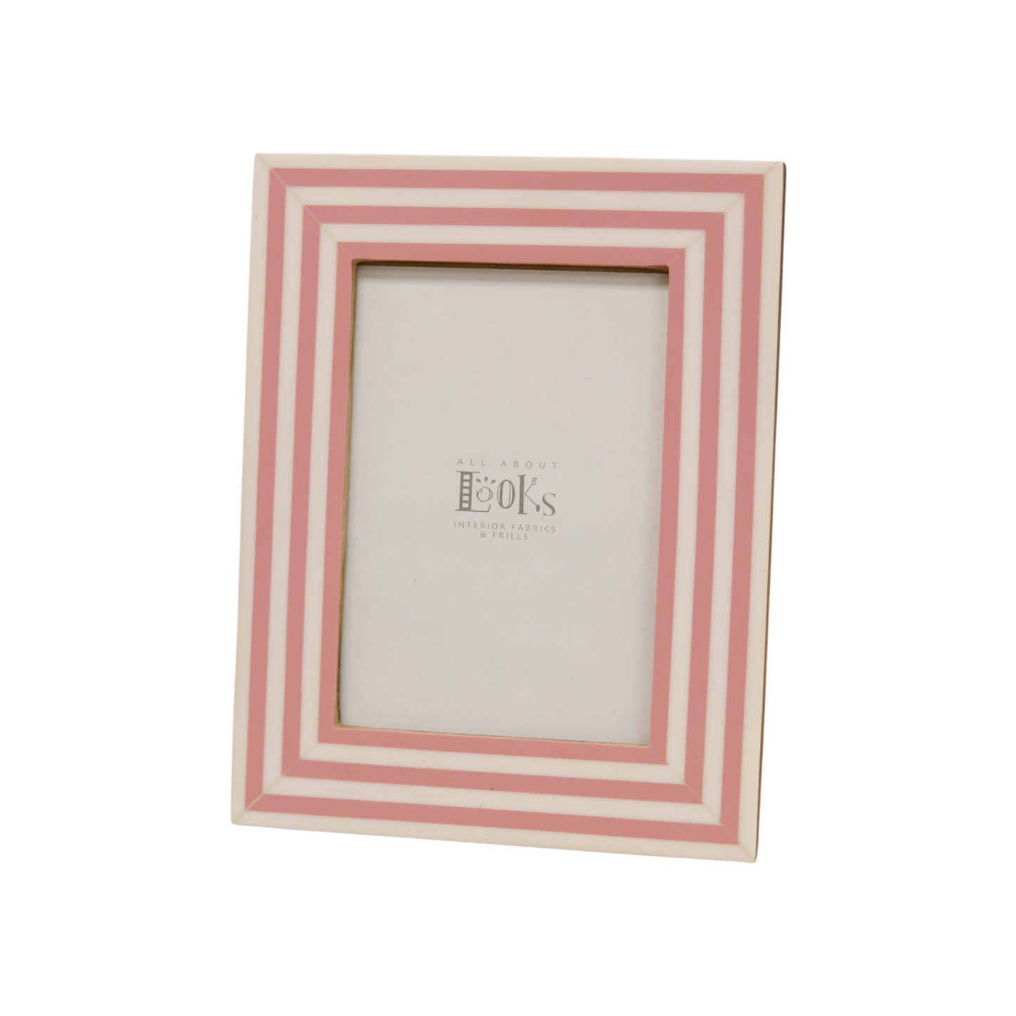 Striped Resin Photo Frame