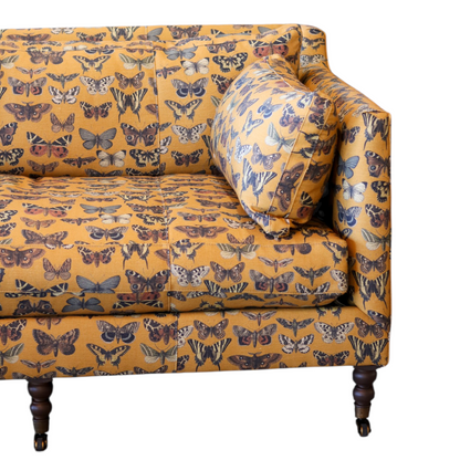 Butterfly Madeline Sofa on Casters