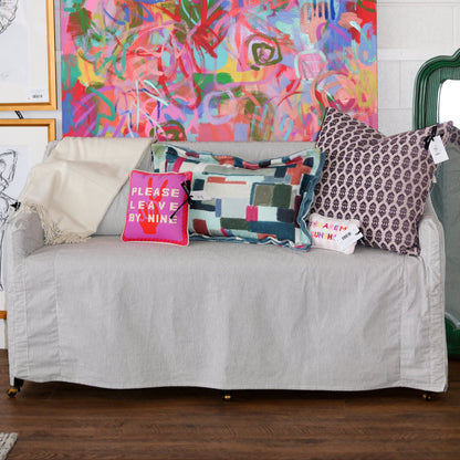Slipcovered Dining Banquette