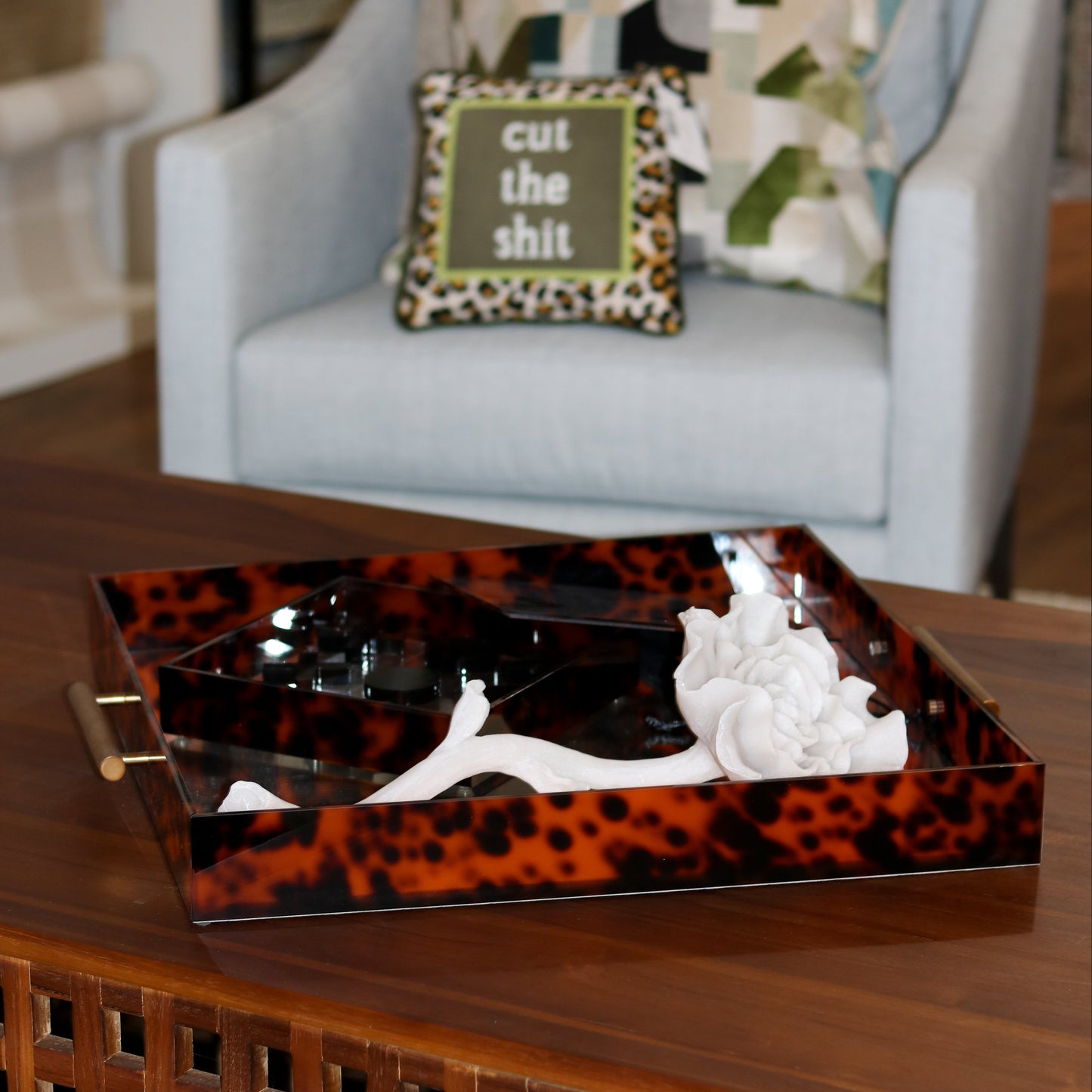 Aldera White Rose Sculpture